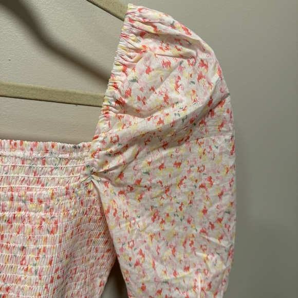 Heartloom Svea Smocked Floral Puff Sleeve Top - Medium - Picture 8 of 8